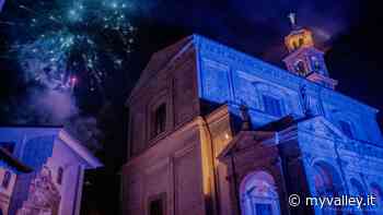 Una suggestiva illuminazione per la basilica di Clusone - MyValley.it