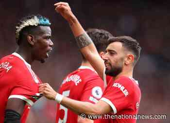 Bruno Fernandes and Mohamed Salah star in openers - Premier League team of the week - The National