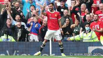 Stats: Salah's record 5, Bruno United's first in 44 years, Pique hits 50 - ESPN