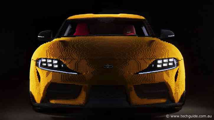 Lego made a life-size Toyota GR Supra from 477,000 bricks. And you can drive it!