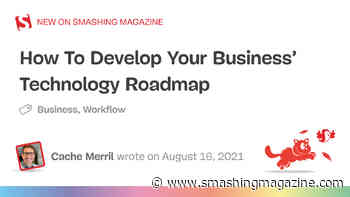 How To Develop Your Business’ Technology Roadmap