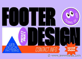 25 Excellent creative website Footers