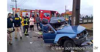 Final de semana inicia marcado por acidentes graves em Imbituba e Tubarão; foram quatro ocorrências com vítimas durante o sábado - Portal AHora