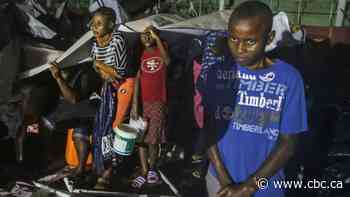 Tropical storm drenches earthquake-stricken Haiti