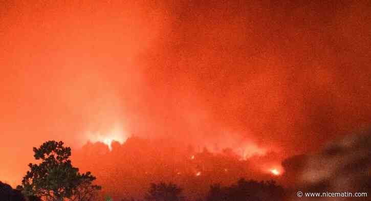 Nouveaux départs de feu, Macron attendu, fumée en Corse... Le point à 16h sur l'incendie monstre dans le Var