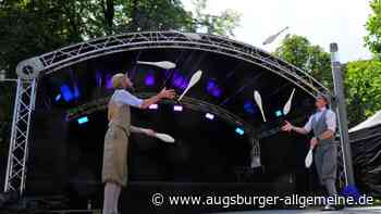 Endlich wieder "La Strada": Die Straßenkünstler sind zurück in Augsburg - Augsburger Allgemeine
