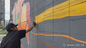 Social messages part of BUMP festival murals