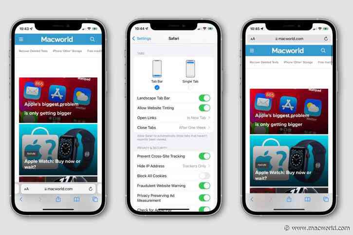 Apple rolls back the biggest iOS 15 Safari change with a new ‘Single Tab’ option