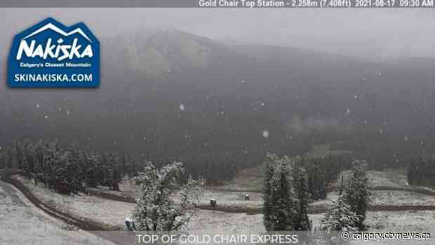 Nakiska Ski Area cheers brief summer snowfall months ahead of hill opening