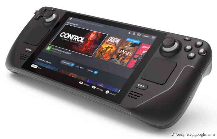 Steam Deck games console introductory video created by Valve