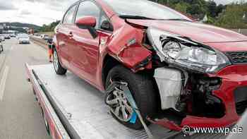 Siegen: Auffahrunfall auf HTS beim Abbiegen zur Sieghütte - Westfalenpost