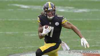 Source: Steelers' Claypool suffers 'minor' sprain
