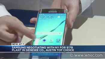 Recent filing shows Genesee County not Samsung's first choice for chip factory