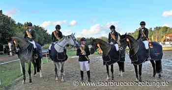 Springreiter vom RFV Neunkirchen-City sind saarländische Mannschaftsmeister - Saarbrücker Zeitung
