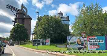 Wahlplakate hängen in Neunkirchen, wo es die Parteien für richtig befinden - Saarbrücker Zeitung