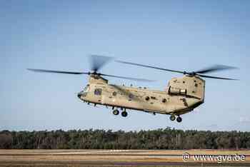 Chinooks en andere helikopters oefenen acht maanden in grensgemeente Woensdrecht - Gazet van Antwerpen