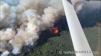 Evacuations underway as Greenwood Lake fire grows to more than 2,000 acres in northeastern Minnesota