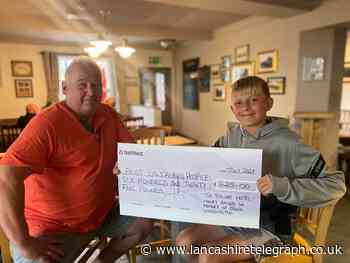Popular pub and boy team up to raise money for hospice who cared for his great grandad