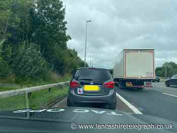 Learner driver pulled for attempting to drive from Blackpool to Manchester after failing test