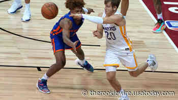 Miles McBride hit a Las Vegas restaurant still wearing his Knicks jersey - The Rookie Wire