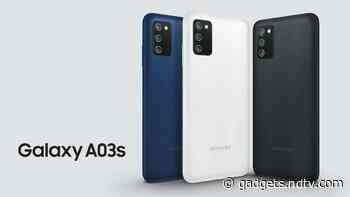 Samsung Galaxy A03s With MediaTek  Helio P35 SoC, 5,000mAh Battery Launched in India: Price, Specifications