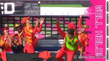 The Hundred: Eve Jones' six is caught in the Birmingham Phoenix dug-out