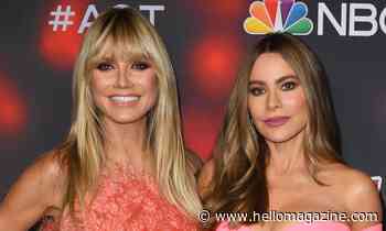 AGT's Sofia Vergara and Heidi Klum have an unexpected moment in show-stopping outfits - HELLO!