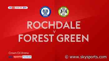 Rochdale 1-2 Forest Green: Udoka Godwin-Malife's late injury overshadows Rovers' third win in three - Sky Sports