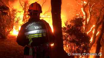Thousands evacuated in French Riviera due to forest fire - CTV News