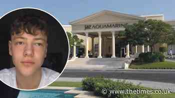 Luxury resort food gave me kidney failure, says teenager - The Times