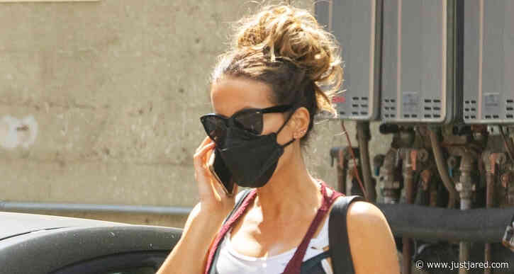 Kate Beckinsale Masks Up While Running Errands in Beverly Hills