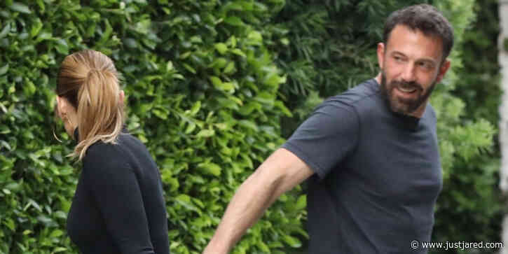 Jennifer Lopez & Ben Affleck Get Frisky Before Heading Out On Separate Errands