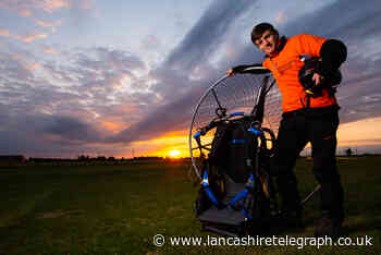 Fundraiser making 800 mile paramotor flight will stop-off in Clitheroe