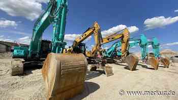 Baggerparade auf dem Gelände der ehemaligen MD-Papierfabrik in Dachau - Merkur Online