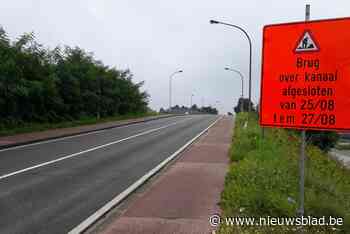 Brug Vaartstraat dicht van 25 tot en met 27 augustus