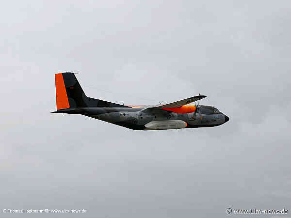 Abschiedsflug der Transall über Süddeutschland