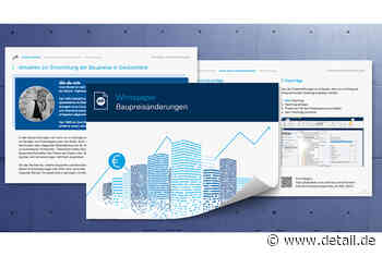 Whitepaper informiert über Baupreisänderungen - DETAIL.de - das Architektur und Bau-Portal