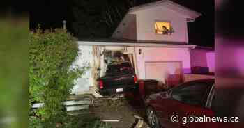 Impaired driving charges laid after truck crashes into Saskatoon home