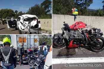 Otros accidentes con motos en la México-Cuernavaca - Reforma