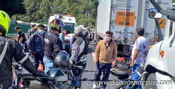 Identifican a 6 motociclistas fallecidos en Tres Marías, en la México-Cuernavaca - Diario de Morelos