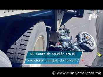 Captan accidente de motociclistas en la México-Cuernavaca - El Universal