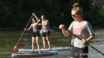 Stand-Up-Paddling in Ulm: Trendsportart im Test: Im Stehen über die Donau - SWP