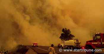 Devastating wildfires advancing through Northern California