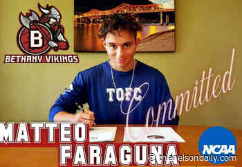 Former Nelson Youth Soccer's Matteo Faraguna commits to Bethany Vikings - The Nelson Daily