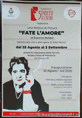 Manduria, mostra personale dell’artista Rosanna Baldari - Puglia News 24