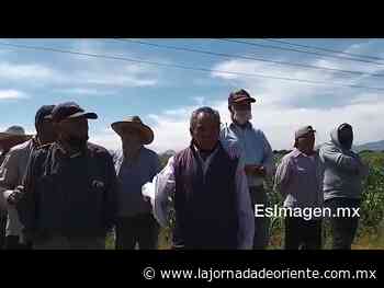 Cierran campesinos carretera en Libres vs. sobreexplotación del agua y la utilización de cañones antigranizos - Puebla - La Jornada de Oriente