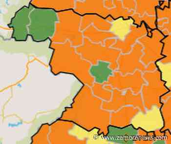 El naranja cubre el mapa de las ZBS: solo 2 están libres de virus - Zamora News