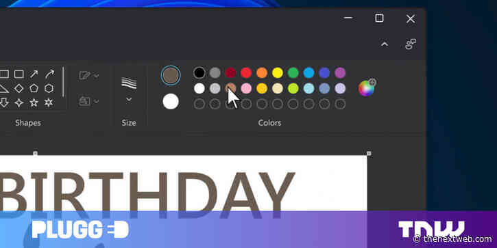 Paint looks different in Windows 11, but not enough to make fans mad