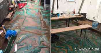 Kampplaats volledig onder water: Scouts Kalmthout keren vervroegd terug van kamp in Namen - Het Laatste Nieuws