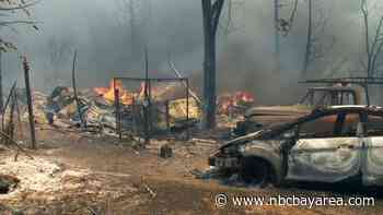 Cache Fire: Destructive Wildfire in Clearlake Area Burns 100 Acres - NBC Bay Area